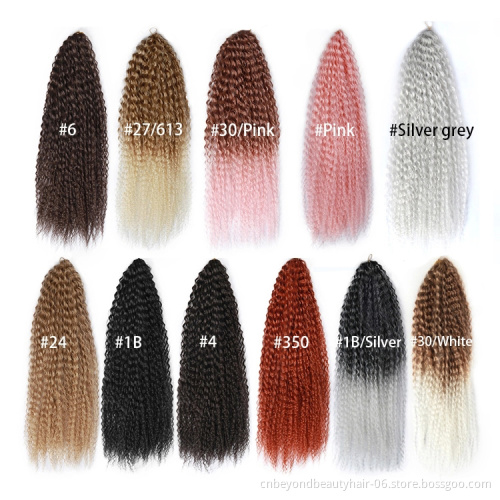 Freetress Synthetic Water Wave Nature Color Hair Extensions Bulk Crochet Latch Hook Braiding Hair